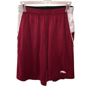 Arkansas Razorbacks Rivalry Threads Boys XL 16 18 Red Basketball Athletic Shorts